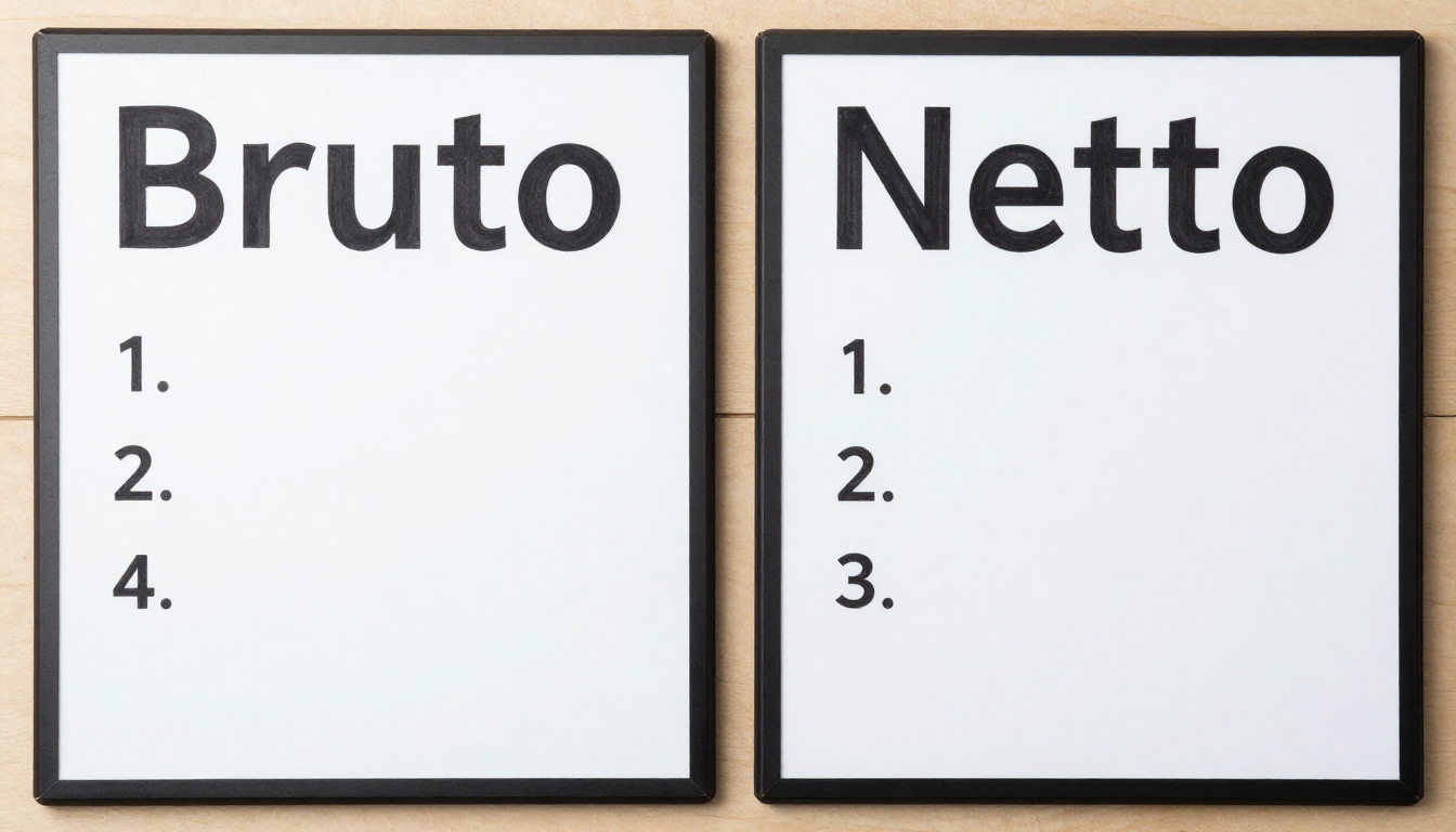 bruto en netto