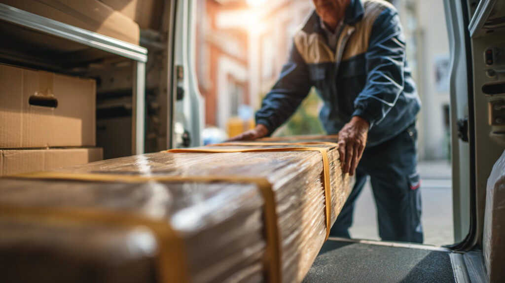 Transportservice vervoert ingepakte goederen voor verhuizen in Maastricht.
